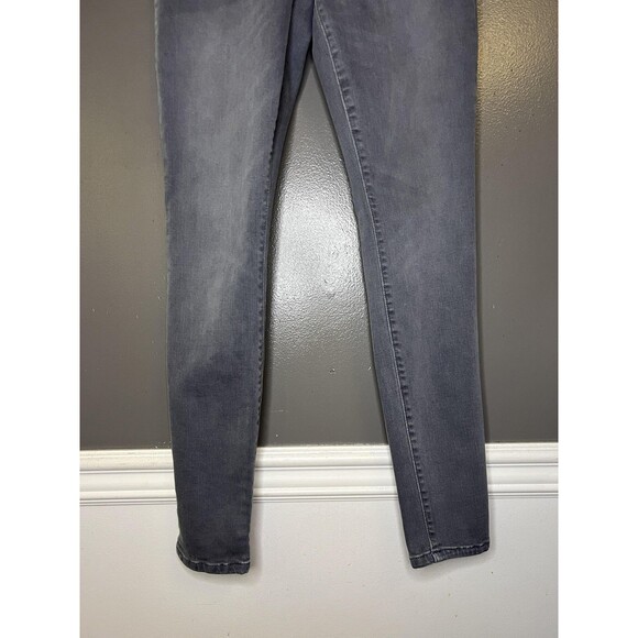 Gap 1969 True Skinny Jeans Womens 27R Gray Charcoal Wash Mid Rise Stretch Denim - Picture 3 of 10